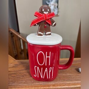 Rae Dunn “Oh Snap” topper mug. Great condition and oh so cute!
